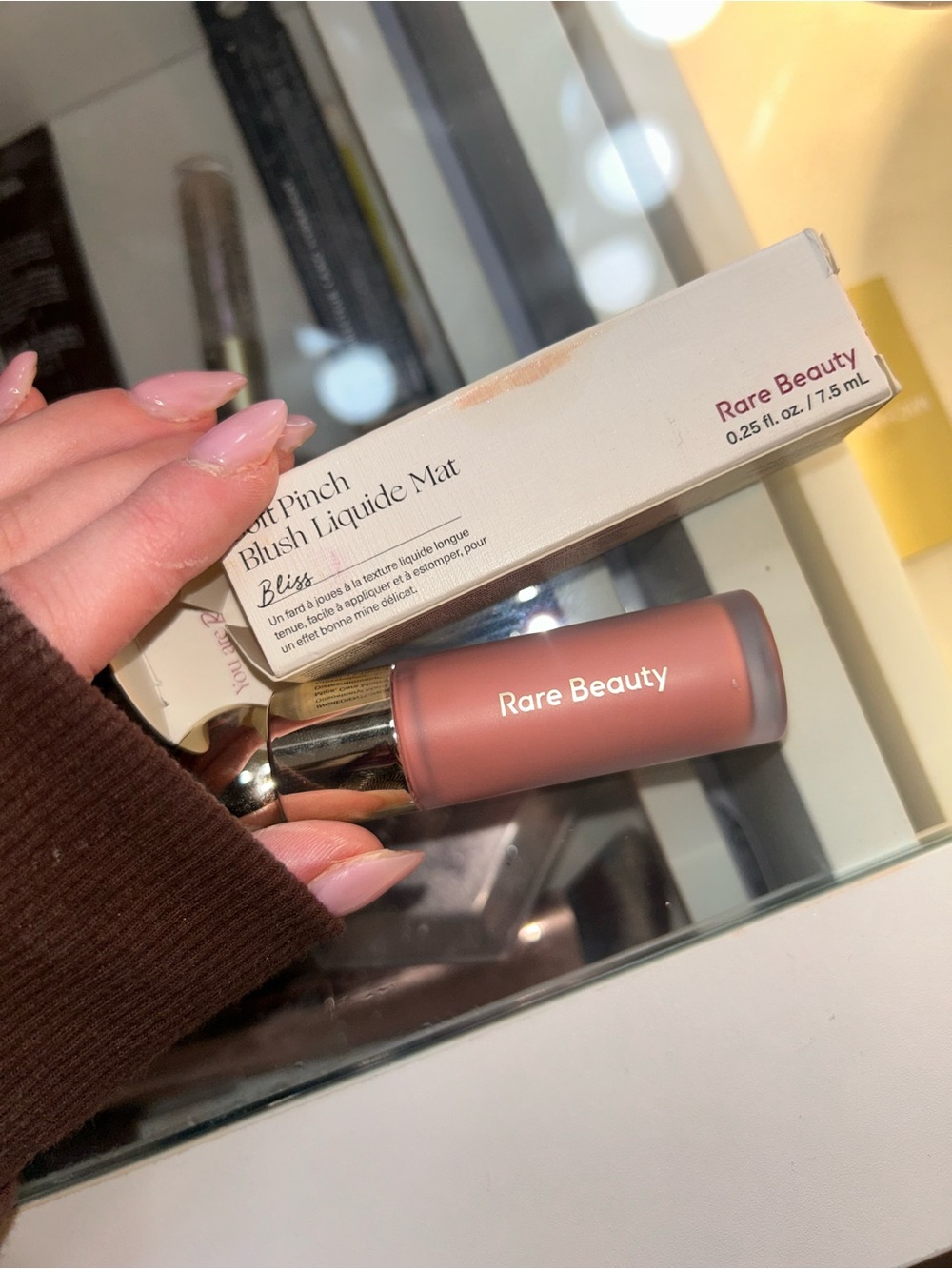 Rare Beauty Soft Pinch Matte Liquid Blush Shade Bliss